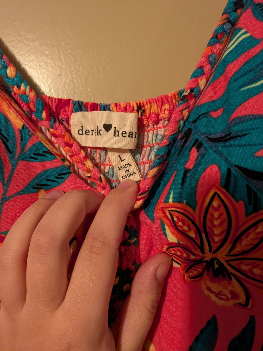 Derek Heart bright pink